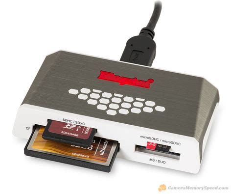 Review Kingston Card Reader FCR-HS4 UHS-II SD microSD CF MS USB 3.0 ...