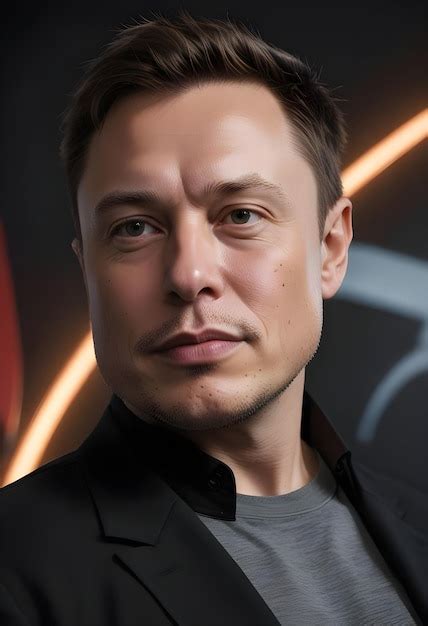 A Elon Musk portrait | Premium AI-generated image