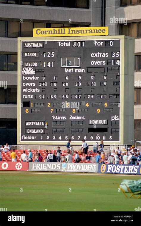 The Trent Bridge scoreboard tells the tale of the first day's play ...