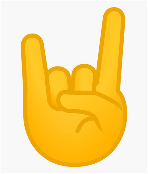 Sign Of The Horns Icon - Whatsapp Hand Emoji Meaning, HD Png Download - kindpng