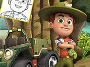 Play Ranger Coloring Book - SisiGames.Com