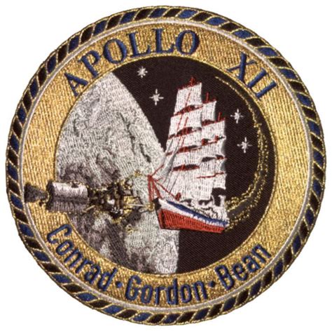 Shop Apollo 12 Commemorative 5" Mission Patch Online from The Space Store