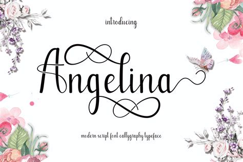 Angelina Font by MYdesign · Creative Fabrica