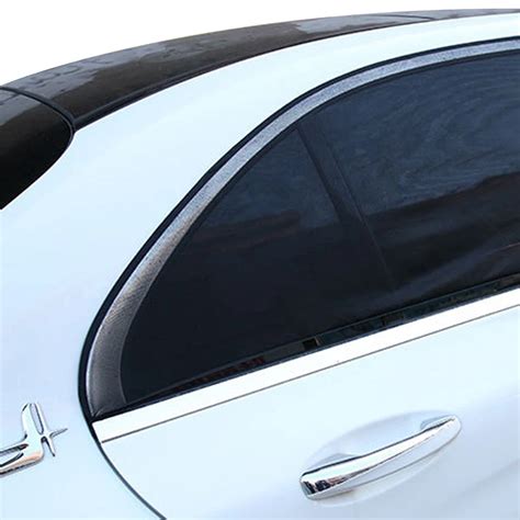 Dewtreetali NEWESTAdjustable Auto Car Side Rear Window Sun Shade Black Mesh Car Cover Visor ...