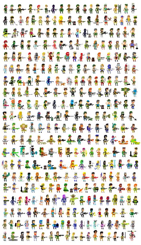 Pixel art characters, Pixel art, Pixel characters