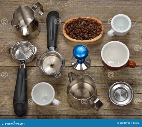 Barista equipment stock image. Image of mesh, basket - 68239983