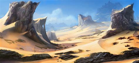 More desert wasteland | Fantasy landscape, Landscape concept, Landscape art