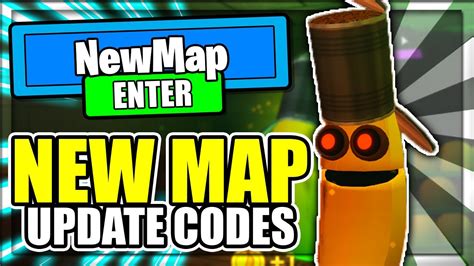 ALL *NEW MAP* UPDATE CODES! Banana Eats Roblox - YouTube