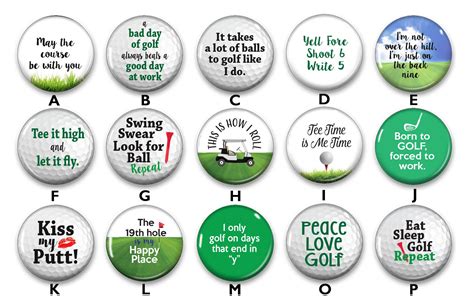 Funny Golf Sayings Pin Back Buttons Backpack Pins Jacket - Etsy | Golf ...