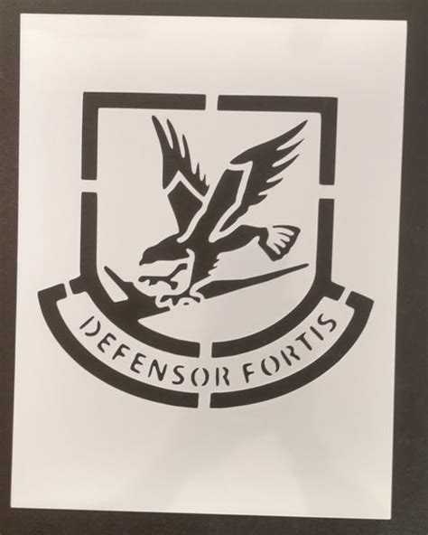 Air Force Security Defensor Fortis - Stencil – My Custom Stencils