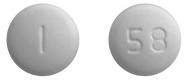 I 58 Pill White Round 14mm - Pill Identifier