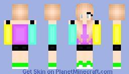 Neon Minecraft Skin