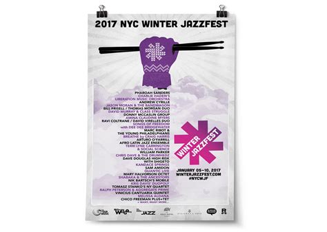 2017 NYC WINTER JAZZFEST - POSTER on Behance