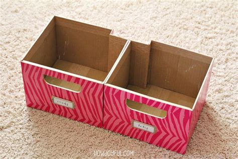 Cardboard storage boxes: How to make recycled custom boxes