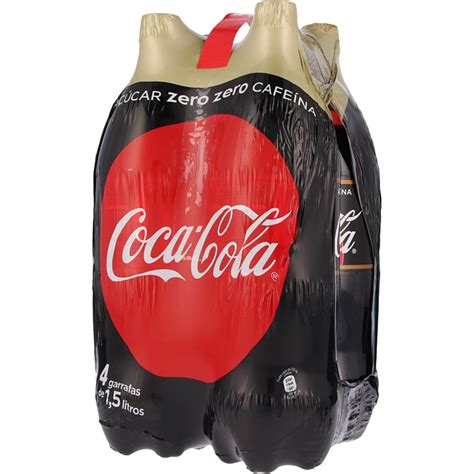 Coca-Cola Zero Sugar Caffeine Free 4x1.5L - Fizzy Drinks - Juice & Soda ...