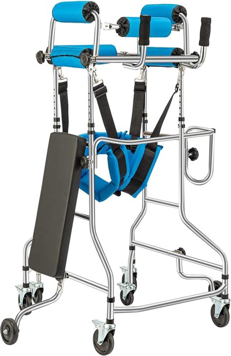 Buy Upgraded Version-Upright Rollator Walker with Seat,Walkers for Stroke Patients,Hemi Walker ...