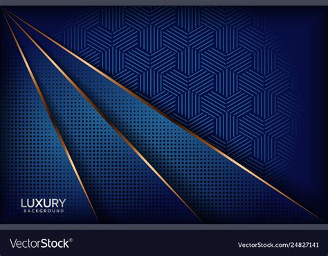 Luxurious navy royal blue elegant background Vector Image