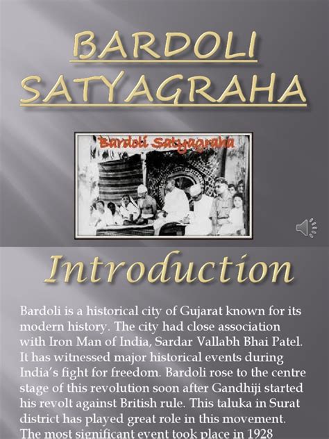 Bardoli Satyagraha | PDF