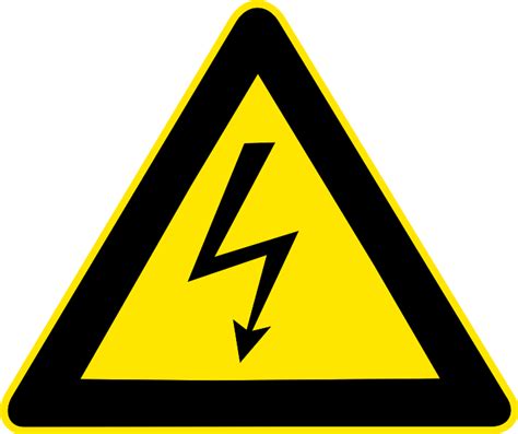 File:High voltage warning.svg - Wikimedia Commons
