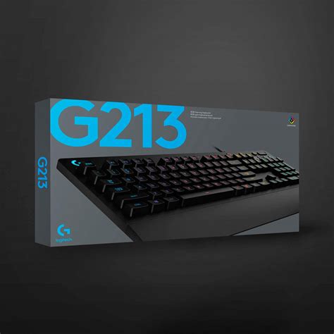 Logitech Prodigy G213 Full-size Wired Membrane Gaming Keyboard With RGB Backlighting Black 920 ...