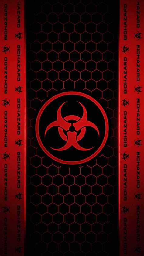 Biohazard RED iPhone Wallpaper - iPhone Wallpapers