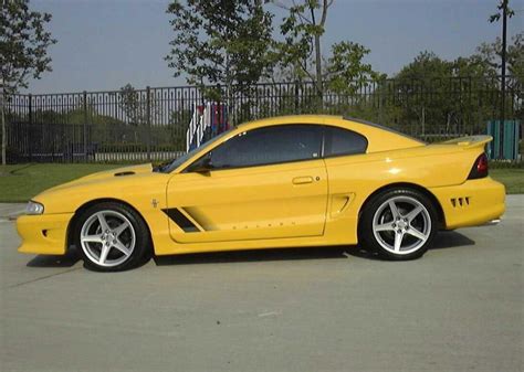 Chrome Yellow 1998 Saleen Ford Mustang Coupe - MustangAttitude.com Photo Detail