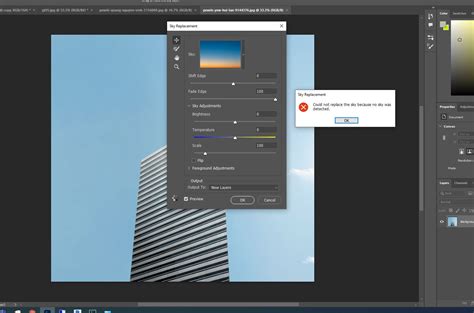 Sky Replacement issue - Adobe Community - 12689520