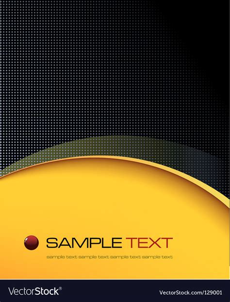 Black and yellow background composition Royalty Free Vector