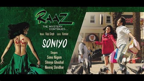 Soniyo, cover from the movie Raaz The Mystery Continues. - YouTube