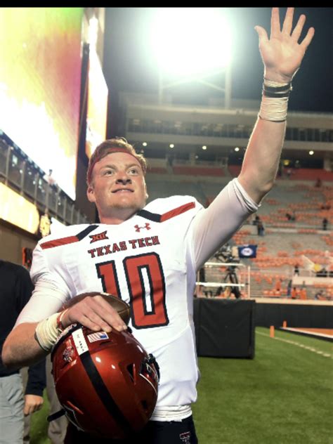 QB Alan Bowman | Texas tech football, Texas tech red raiders, Tech football