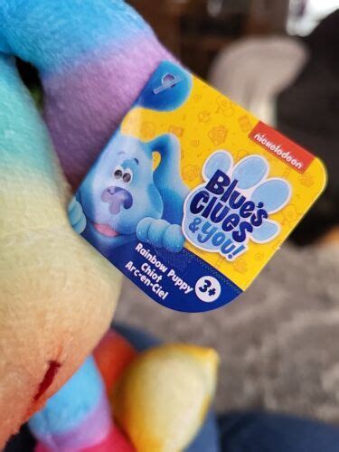 Blues Clues Rainbow Puppy Plush Stuffed Animal Toy Nickelodeon - Rare ...