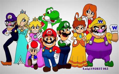 Super Mario Crew (Cuphead Style) | Mario Amino