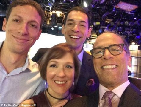 NBC News anchor Lester Holt congratulates his son on new job | Daily Mail Online