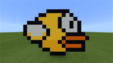 Minecraft Pixel Art Flappy Bird Tube