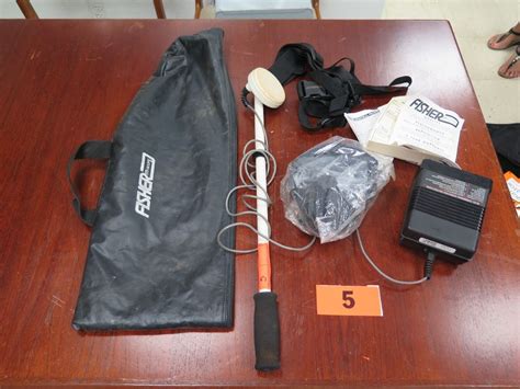 Fisher M-Scope Portable Metal Detector & Accessories - Oahu Auctions