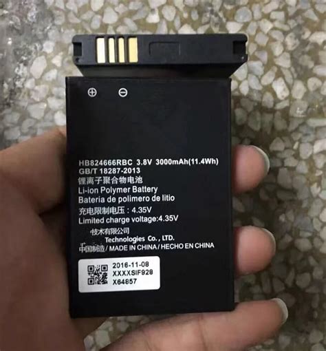 3.8V 3000mAh HB824666RBC For Huawei E5577 Battery-in Mobile Phone ...