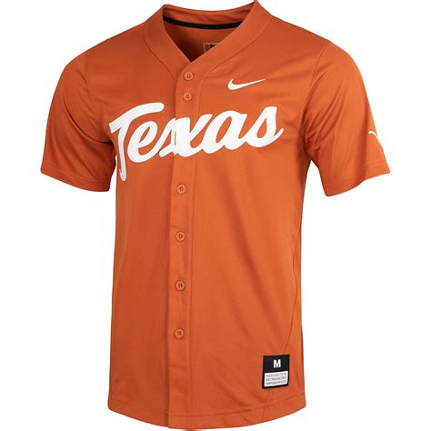 Nike Men's University of Texas Cursive Baseball Replica Jersey | Academy