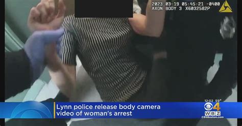 Lynn police release body camera video of woman's arrest - CBS Boston