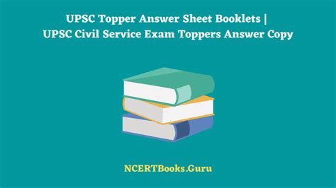 UPSC Topper Answer Sheet Booklets | IAS Topper Answer Test Copy