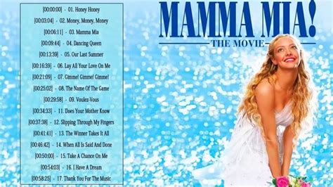 Mamma Mia Soundtrack ♡♡ Mamma Mia Soundtrack Playlist ♡♡ Mamma Mia Album... | Mamma mia, Movie ...