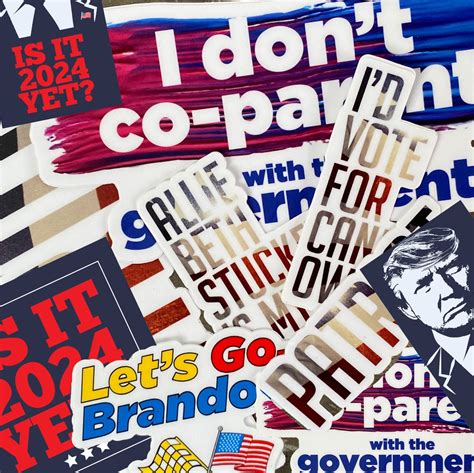 Republican Sticker Pack Conservative Stickers Vote Sticker - Etsy