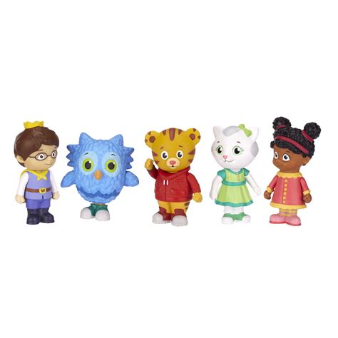 Buy Daniel Tiger's Neighborhood Friends Figures Set, Multicolor (25014 ...