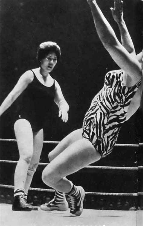 1968: Fabulous Moolah vs Yukiko Tomoe in Japan | Wrestler, Wrestling ...