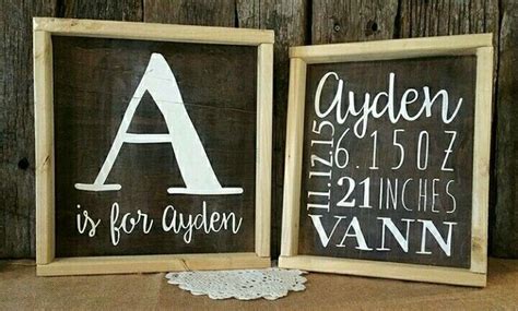 Nursery sign ideas