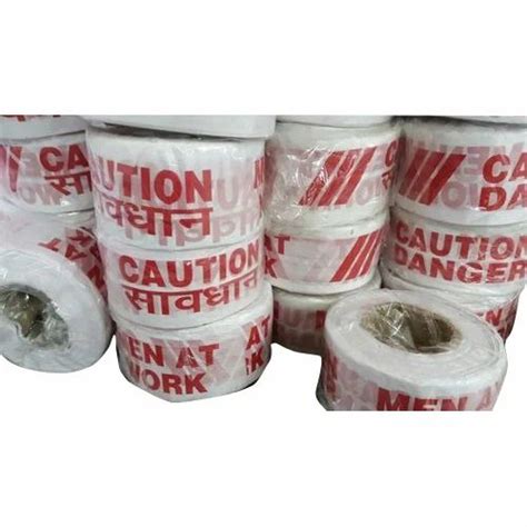 White Caution Tape Roll at Rs 300/roll in Udaipur | ID: 14649634997