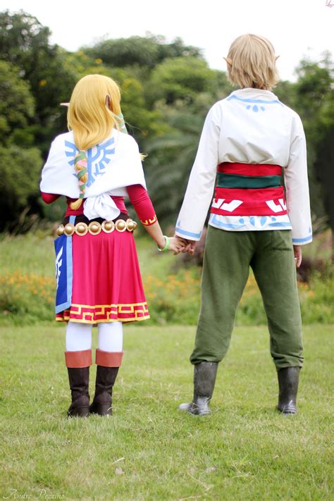 Zelda and Link Skyward Sword cosplay by LayzeMichelle on DeviantArt