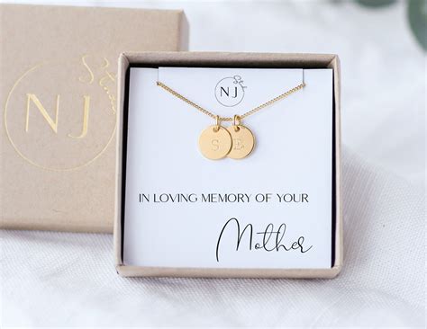 Loss of Mother Gift, Mum Remembrance Necklace, Bereavement Gift, Grief ...