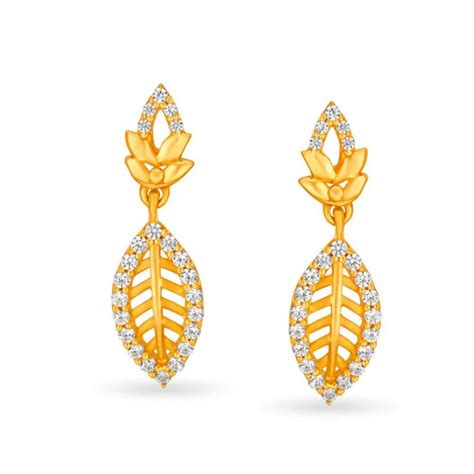 6 Beautiful Tanishq Gold Earrings Designs with Price in India - 365 gorgeous