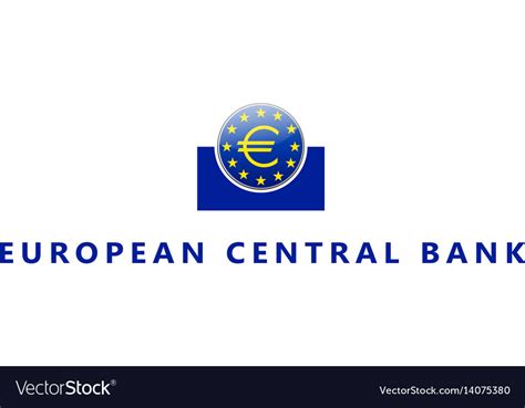 Ecb - european central bank Royalty Free Vector Image