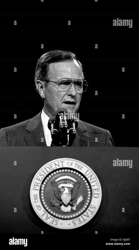 Bush 1991 Black and White Stock Photos & Images - Alamy